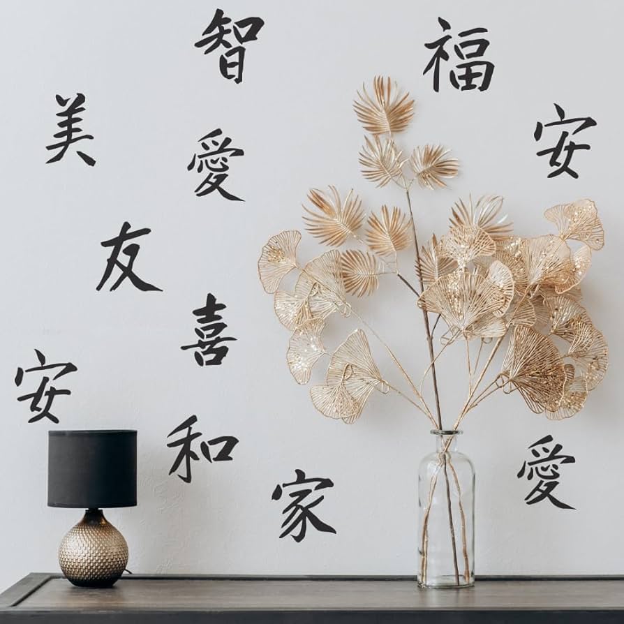 Amazon.co.jp: FINGERINSPIRE 漢字ペインティングステンシル 11.8x11.8